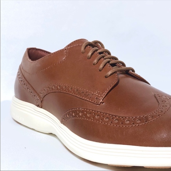 LAST ONE❗️ 10.5❗️COLE HAAN Wingtip Brown Grand - Picture 5 of 8